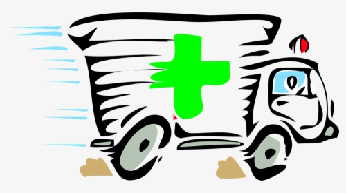 Emergency Ambulance, Sirene, Fast, First Aid, Van, - Ambulance Clip Art, HD Png Download, Free Download