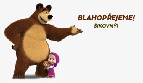 Transparent Masha And The Bear Png - Cartoon, Png Download, Free Download