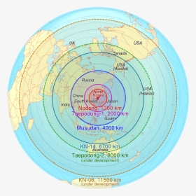 Nord Korea Missile Range, HD Png Download, Free Download