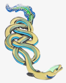 Knotted Eel Pin - Serpent, HD Png Download, Free Download