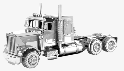 Picture Of Flc Long Nose Truck - 3 D Metal Model Kit, HD Png Download, Free Download