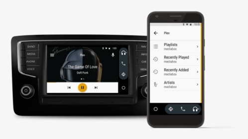 Android Auto Devices - Plex Android Auto, HD Png Download, Free Download