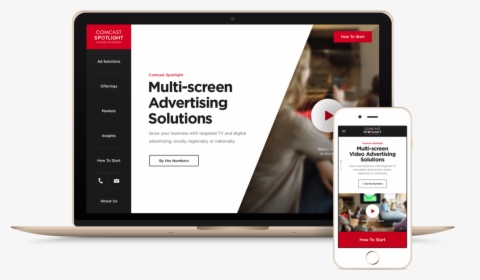 Comcast Spotlight All Devices, HD Png Download, Free Download