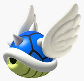 Blue Spiny Shell - Mario Kart Blue Shell Png, Transparent Png, Free Download