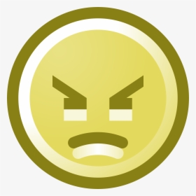 Free Angry Smiley Face Clip Art Illustration By - Aggravate Clipart, HD Png Download, Free Download