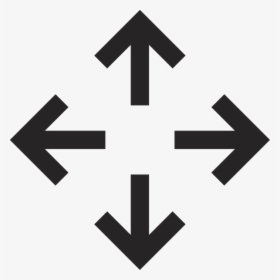 All Direction Arrow - Move Icon, HD Png Download, Free Download