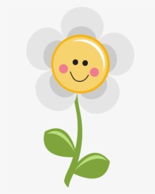 Gardener Clipart Garden Background Design - Cute Daisy Flower Clipart, HD Png Download, Free Download