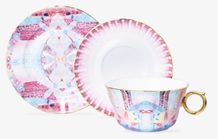Falling Flowers Pink Trio - Saucer, HD Png Download, Free Download