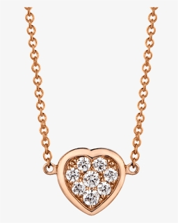 Transparent Heart Cluster Png - White Gold Necklace, Png Download, Free Download