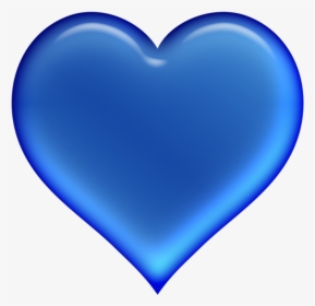 Transparent Blue Heart Emoji, HD Png Download, Free Download