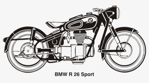 Vector Bike Royal Enfield - Made Like A Gun Goes Like A Bullet, HD Png Download, Free Download