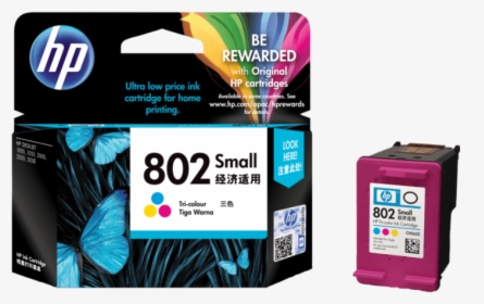 Cartridge Hp 802 Color, HD Png Download, Free Download