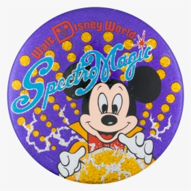 Walt Disney World Spectro Magic Entertainment Button - Cartoon, HD Png Download, Free Download