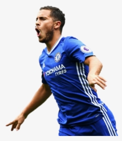 Football Player,player,team Sport,ball Game,soccer - Chelsea Hazard Png, Transparent Png, Free Download