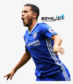 Soccer-player - Chelsea Hazard Png, Transparent Png, Free Download