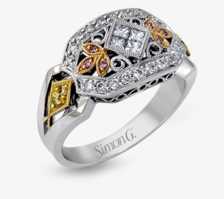 18k Tri-color Gold Right Hand Ring - Ring, HD Png Download, Free Download