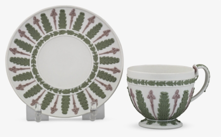Tri-color Jasper Cups And Saucers By Wedgwood - Bán Quạt Giấy, HD Png Download, Free Download