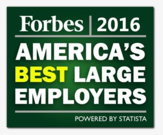 Forbes America's Best Large Employer 2016, HD Png Download, Free Download