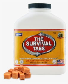 Disaster Food 15 Day Disaster Food Supply Butterscotch - Survival Tabs Chocolate, HD Png Download, Free Download