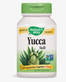 Nature"s Way Yucca Stalk 525 Mg Non Gmo Project, Tru - Nature's Way Vitex, HD Png Download, Free Download