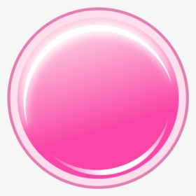 Pink Push-button Transparency And Translucency - Circle, HD Png Download, Free Download