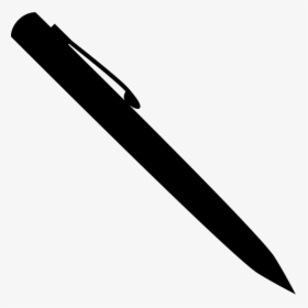 Pen, Coolie, Icon, Silhouette, Write, Writing Tool - Arrow Pointing South East, HD Png Download, Free Download
