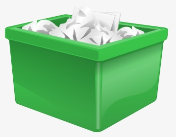 Paper Clipart Recycle Bin - Recycling Box, HD Png Download, Free Download