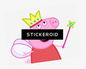Peppa Pig Queen - Peppa Pig Name Tags, HD Png Download, Free Download