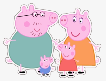 Mummy Pig Animated Cartoon Clip Art - Peppa Pig, HD Png Download, Free Download