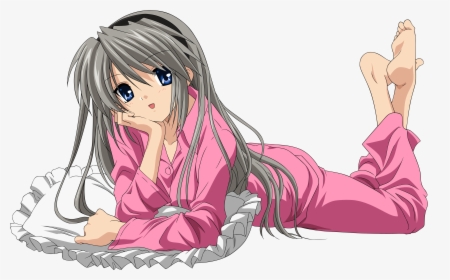 Girl In Pajamas Png - Anime Girl In Pajamas, Transparent Png, Free Download