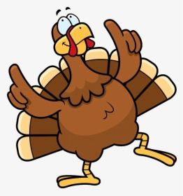 Animated Turkey Clipart - Happy Thanksgiving Turkey, HD Png Download, Free Download
