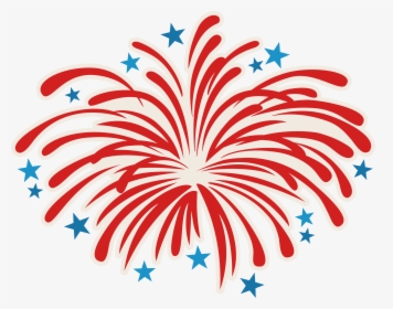 Explosion Clipart Blast Off - Transparent 4th Of July Fireworks, HD Png Download, Free Download