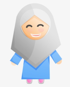 Png Muslim Girls Cartoon, Transparent Png, Free Download