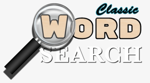 Classic Word Search - Word Search Title Png, Transparent Png, Free Download