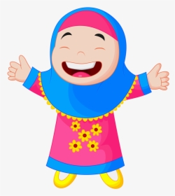 Clipart Family Muslims - Muslim Dan Muslimah Kartun, HD Png Download, Free Download