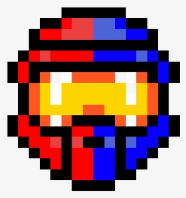 Red Vs Blue , Png Download - Master Chief Helmet Pixel Art, Transparent Png, Free Download