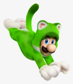 Cat Luigi - Super Mario 3d World Catsuit, HD Png Download, Free Download