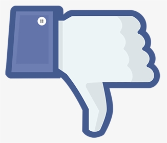 Facebook Dislike Transparent - Facebook Thumbs Down, HD Png Download, Free Download