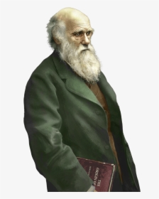 Charles Darwin Holding The Origin Of Species - Charles Darwin, HD Png Download, Free Download