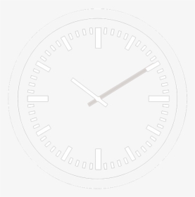 White Clock Black Background, HD Png Download, Free Download