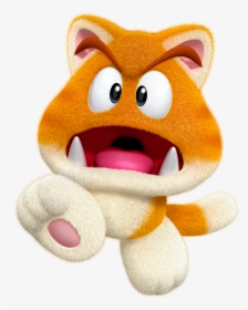 Super Mario 3d World Cat Goomba, HD Png Download, Free Download