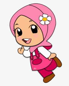 kartun muslim indonesia clipart