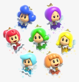 Fairy Group Artwork - Fee Mario 3d World, HD Png Download, Free Download