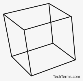 Basic Cube Wireframe - Wireframe Transparent Background Cube Png, Png Download, Free Download