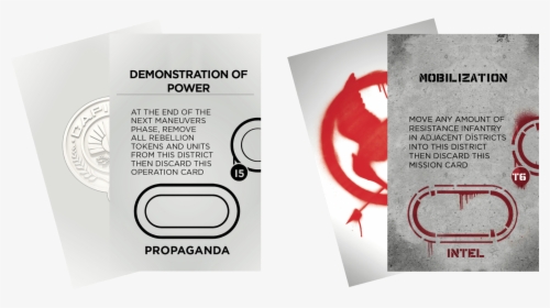 Example Of Cards From The Hunger Games - Hunger Games, HD Png Download, Free Download