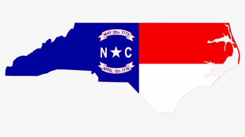 Clip Art Shaped Southern Charm Chic - North Carolina Flag In State, HD Png Download, Free Download