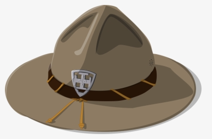 Hat, Scout, Scouting - Baden Powell Cap Vector, HD Png Download, Free Download