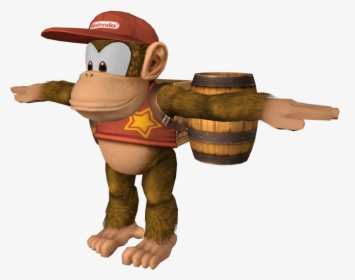 Download Zip Archive - T Pose Donkey Kong, HD Png Download, Free Download