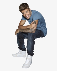Justin Bieber Sitting Transparent, HD Png Download, Free Download