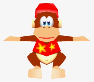 Download Zip Archive - Diddy Kong Racing Diddy, HD Png Download, Free Download